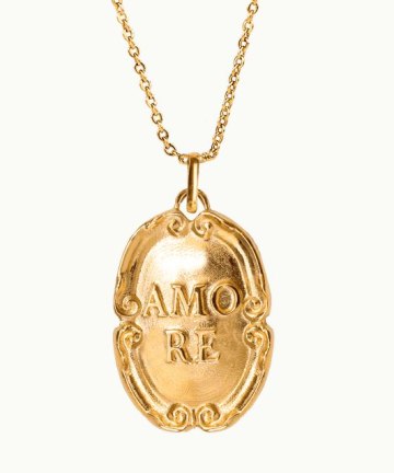 Collar medalla amore