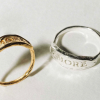 Alhaja anillo sello amore plata