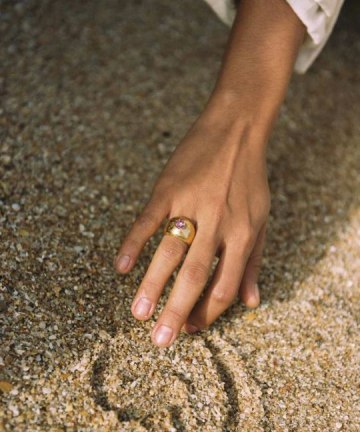 Alternative view of Anillo sello dolce pink