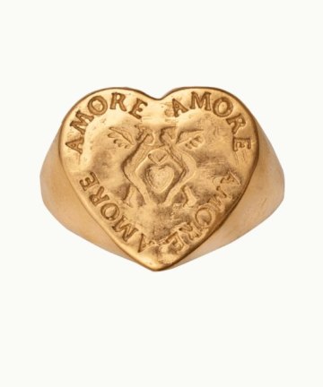 Alhaja anillo cupido oro