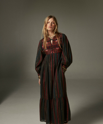 Maison Hotel isadora dress burgundy