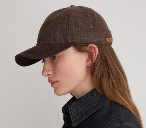 Yerse gorra lana cuadros marrón