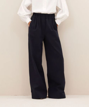 BY BAR AMSTERDAM benji dark twill pants midnight