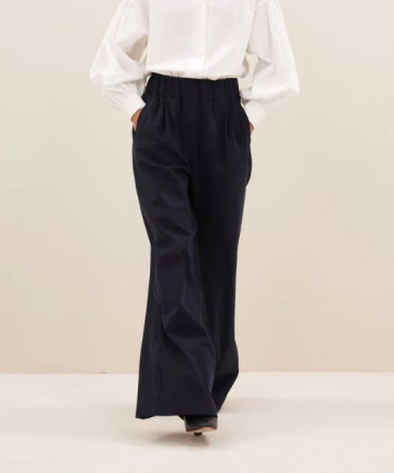 Alternative view of BY BAR AMSTERDAM benji dark twill pants midnight