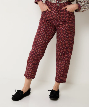 Alternative view of Sophie+Lucie jeans corse corbatero burgundy