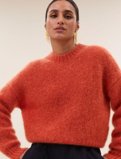 BY BAR AMSTERDAM sonny pullover chili red