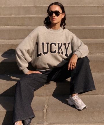 Alternative view of BY BAR AMSTERDAM bibi sweater grey melee