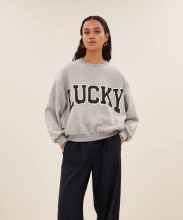 BY BAR AMSTERDAM bibi sweater grey melee