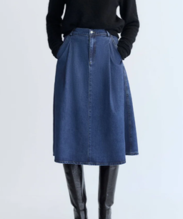 The new society falda denim