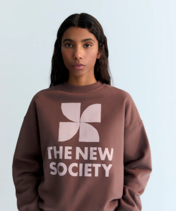 The new society sudadera logo roast