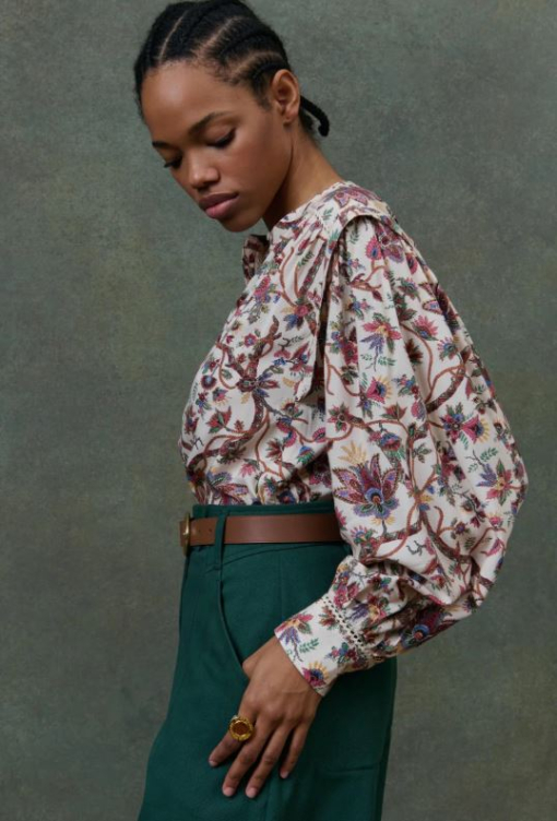 Louise Misha janina shirt cream bluebell grove