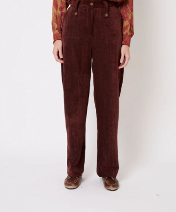 Alternative view of Sophie+Lucie pantalón cuca pana marrón