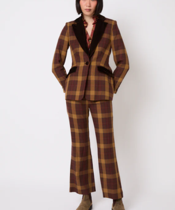 Alternative view of Sophie+Lucie pantalón ochenta madras marrón