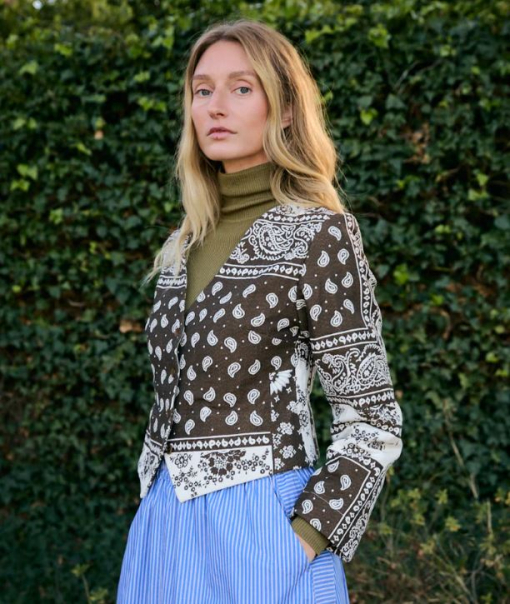 Magnolya chaqueta greg brown paisley