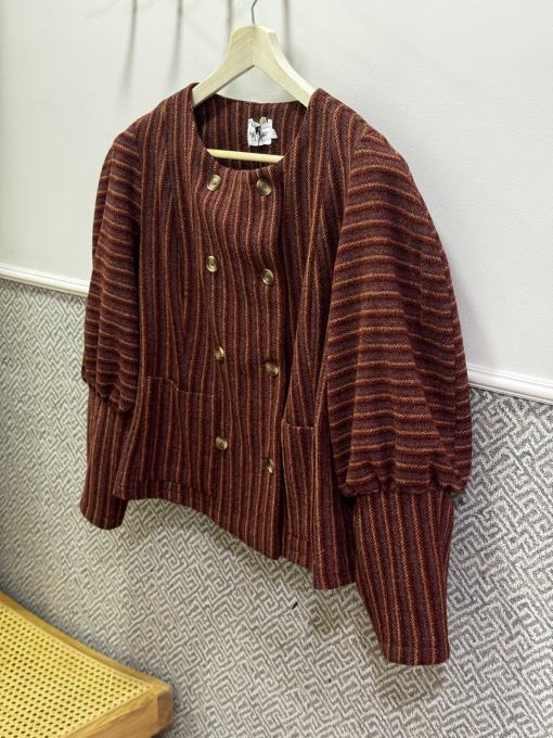 Magnolya chaqueta sharon stripes red