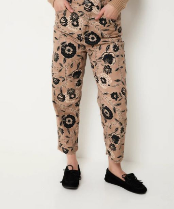 Sophie+Lucie pantalón corsé flores negro