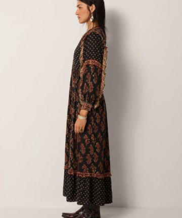 Alternative view of Maison Hotel vestido lily black coffee