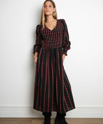 Alternative view of Magnolya vestido marina black