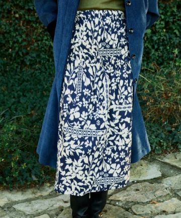 Magnolya falda selma blue hibiscus