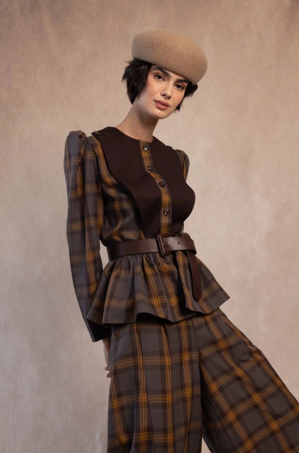 COOSY traje octavia marrón - Imagen 2