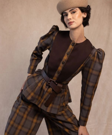 COOSY traje octavia marrón