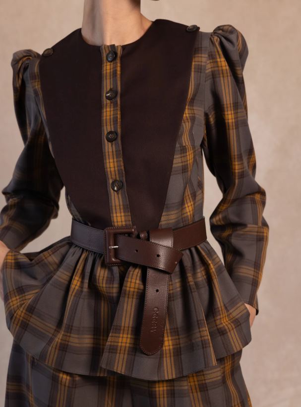 COOSY traje octavia marrón - Imagen 6