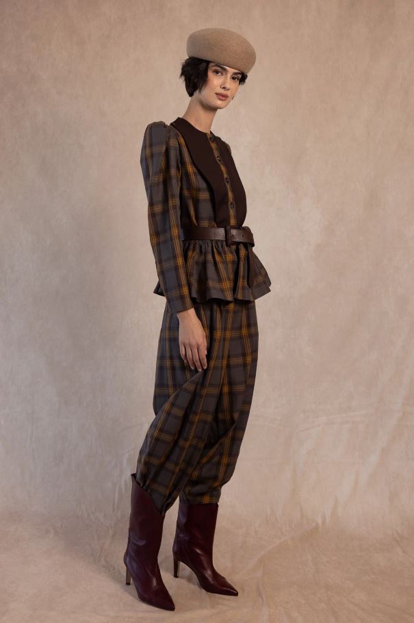 COOSY traje octavia marrón - Imagen 3