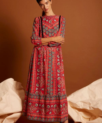 COOSY vestido cadenza rosa