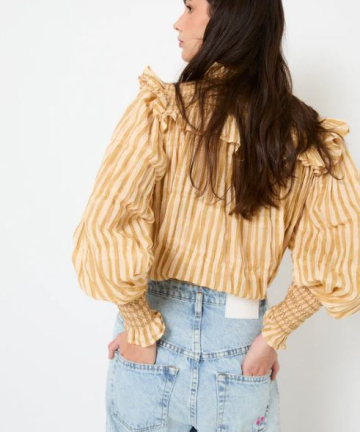 Alternative view of Sophie+Lucie blusa conchita nido paja
