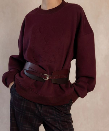 COOSY sudadera enya burdeos