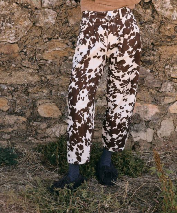 Alternative view of Sophie+Lucie pantalón boyfriend vaca marrón