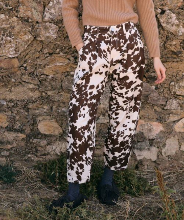 Sophie+Lucie pantalón boyfriend vaca marrón