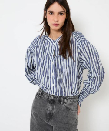 Alternative view of Sophie+Lucie blusa venice nido azul