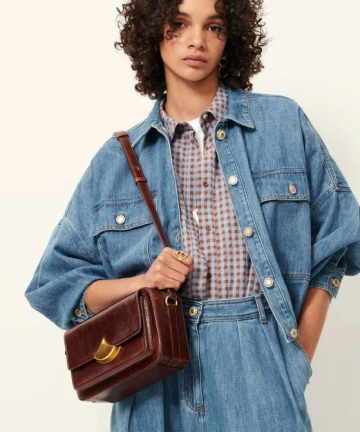 Sessún cazadora denim cazanim mid blue