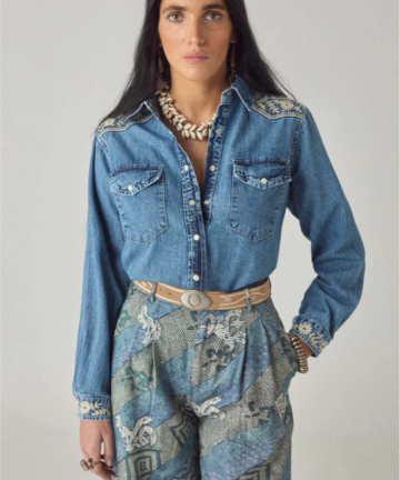Maison Hotel thelma shirt denim