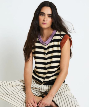 Alternative view of Sophie+Lucie chaleco marinero negro