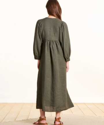 Alternative view of La fee vestido lino dembo cypres