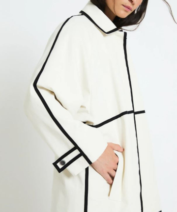 Alternative view of Sophie+Lucie gabardina cintas lluvia crudo