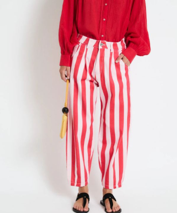 Sophie+Lucie jeans boyfriend barras rojo