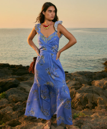 Sophie+Lucie vestido isi puntos azul