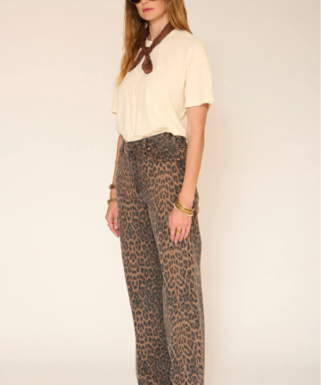 Alternative view of MKT vaqueros jagger leopardo chocolate