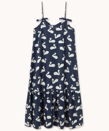 Alternative view of TBS vestido con volante swans navy
