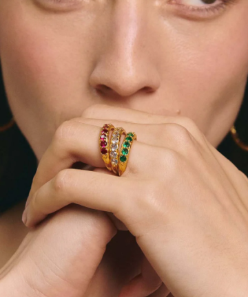Alhaja anillo dolores red