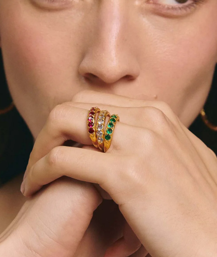 Alhaja anillo dolores red
