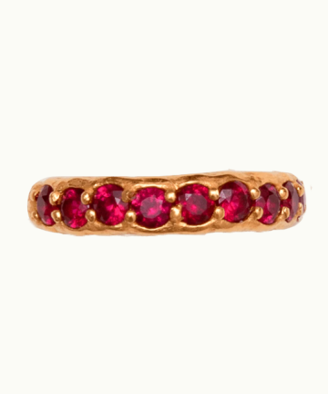 Alternative view of Alhaja anillo dolores red