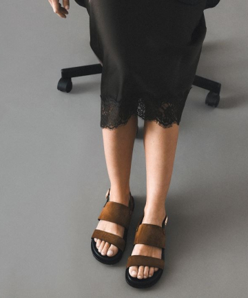 Alternative view of JIMENAS sandalia edel cognac suede