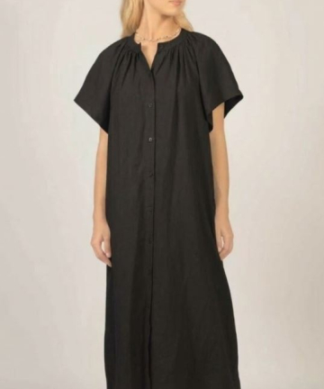Alternative view of See U Soon vestido botones negro