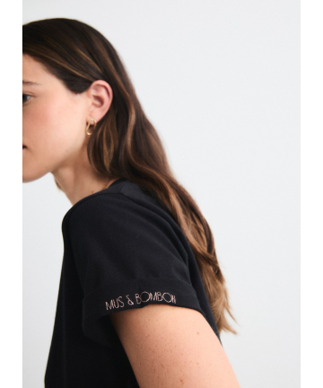 Alternative view of Mus&bombón camiseta musbom negro