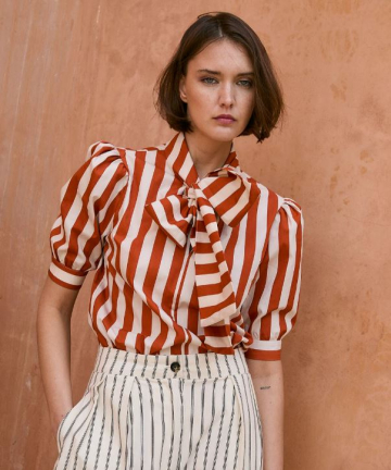 Sophie+Lucie blusa lulu rayas teja