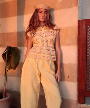 Alternative view of Sophie+Lucie pantalón mar lino butter